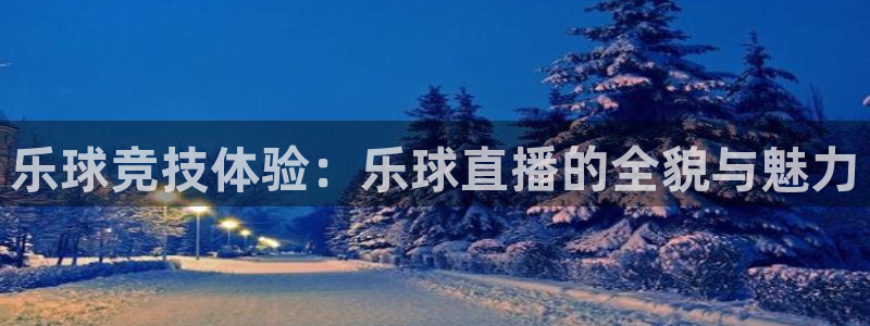 乐球竞技体验：乐球直播的全貌与魅力